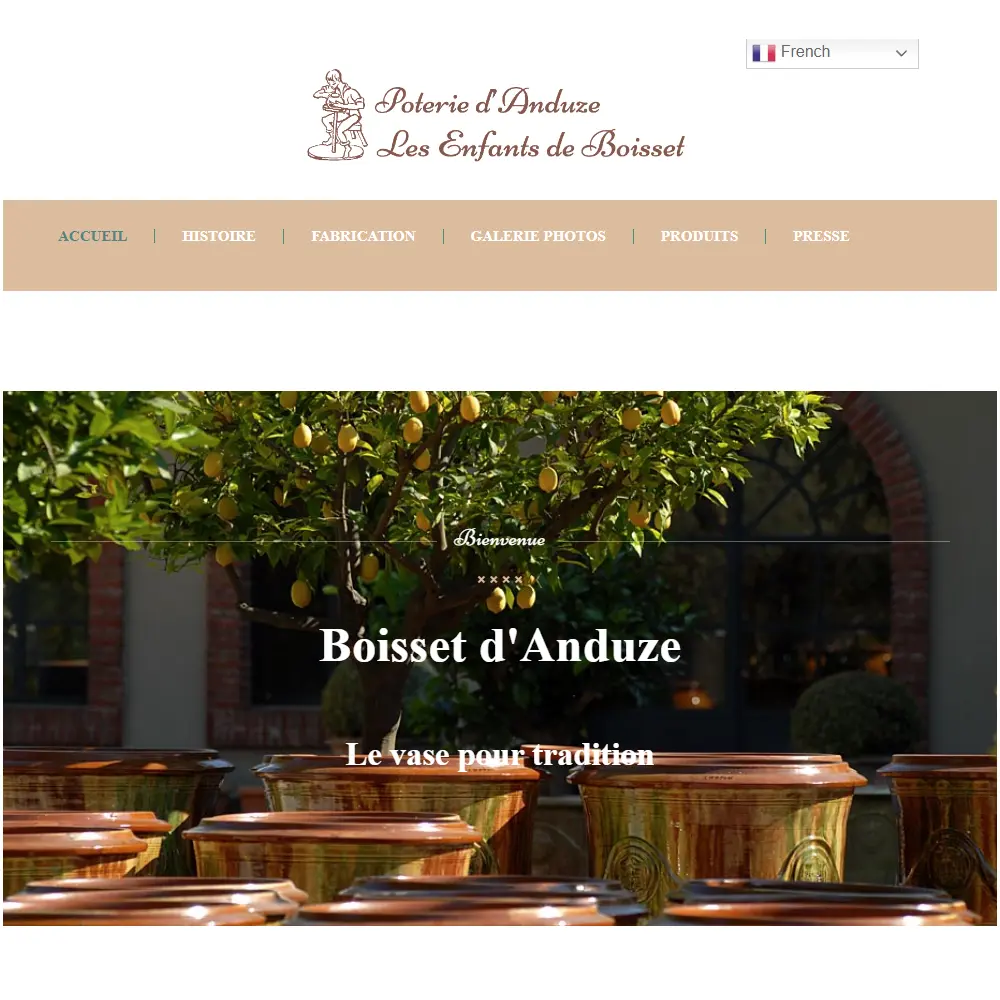 site Poterie d'Anduze
